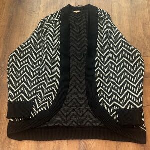 Gibson Latimer Black and White Cardigan